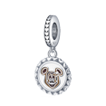 thumbnail image 1 of Plata de ley 925 Disney 100th Anniversary Charm Beads Newest Ladies Beaded Fit Original Pandora Bracelet DIY Jewelry in My Order Gao Jinjia LED, 1 of 2