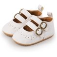 thumbnail image 5 of Premium Baby Girl Shoes, Infant Toddler Walking Shoes, Soft Sole Princess Mary Jane Shoes Prewalkers Wedding Dress Shoes Crib Shoes, 5 of 7