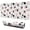 White Cow Head, variant on Long Mouse Pads for Desk,White Cow Strawberry Pattern Desk Mats on Top Of Desks, Desk Mouse Pad Extra Large with 3mm Non-Slip Base and Stitched Edge for Gaming,Office,Work,Home 31.5"x11.8"