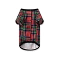 thumbnail image 1 of Christmas Family Pajamas Long Sleeve Tree Print Tops Plaid Pants, 1 of 9