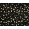 thumbnail image 4 of oneOone Polyester Lycra Black Fabric Florals Craft Projects Decor Fabric Printed By The Yard 56 Inch Wide, 4 of 5
