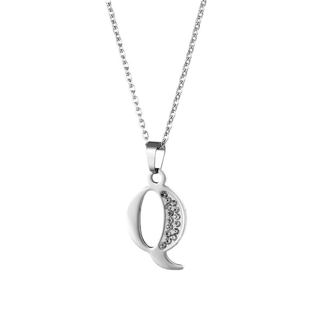 26 Letters Necklace Diamond Fashion Accessories Gifts For Lovers Girlfriend