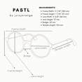 thumbnail image 6 of Half Rim Rimless Style Rectangle Sunglasses Classic Fashion UV400 Silver, Clear, 6 of 6