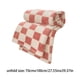 thumbnail image 4 of Sofa Vama Ropa de Cama Manta de franela de color liso para invierno, cálida manta de terciopelo acondicionador, manta de picnic, manta de pierna de aviación, 70 x 100 cm for Navideño, 4 of 4