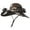 Coffee, variant on Kcolen Mens Sun Hats Wide Brim Solar Powered Wide Brim Sun Hat with Built-in Fans for Outdoor Fishing Camping and Beach Activities UPF 50 