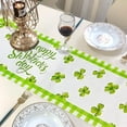 thumbnail image 6 of Happy St.Patricks Day Table Runner 72 Inches, St.Patricks Day Decorations Shamrock Seasonal Spring Holiday Table Decorations for Kitchen Dining Coffee or Indoor and Outdoor Home Parties Decor, 6 of 6