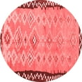 thumbnail image 1 of Ahgly Company Indoor Round Oriental Red Traditional Area Rugs, 5' Round, 1 of 4