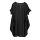 thumbnail image 1 of Vestido suelto femenino Sonducket Vestido hasta la rodilla Negro XXL, 1 of 6