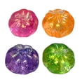 thumbnail image 6 of Pumpkin Head Shape Slow Rising Squishy Stress Relief Ball with Glitter Inside for Adults Halloween Office Calming Decompression Fidget Soft Material Gift (Orange), 6 of 6