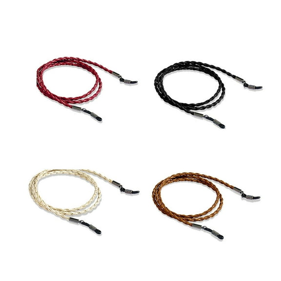 CCOCC 4 Pcs Glasses Strap,Comfortable Eyeglass Chains for Women,Non-Slip Sports-Ready Strap Sunglasses Strap,Multicolor