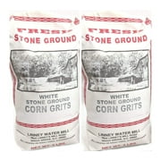 Linney's Mill Fresh White Stone Ground Corn Grits 2/2 lb. Bags Gluten-Free No Preservatives