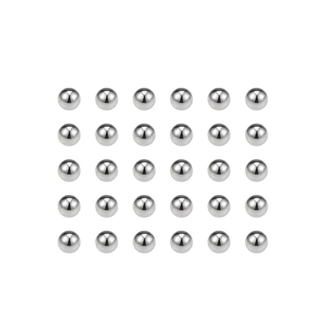 Unique Bargains Boules de Roulement 5/32', Boules de Précision G25 en Acier Inoxydable 440C