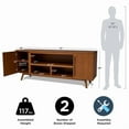 thumbnail image 6 of Real Flame Morris 72" TV Stand in Vintage Black Maple, 6 of 6