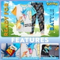 thumbnail image 3 of Conjunto de pijama Pokémon Boys Lounge Wear, camiseta y pantalones largos, 3 of 6