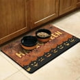 thumbnail image 3 of Pumpkin Spooky Dog Mat for Food and Water Happy Halloween Absorbent Water Non-Skid 17x30 Inch Dog Bowl Mat Cat Mat for Food EcoFriendly Durable Pet Placemat, 3 of 7