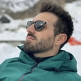 thumbnail image 4 of Eoperou Adult Sunglasses Round Large Frame Ultra-light Classic Anti-slip Sun-resistant Clear Lens Anti-UV Women Men Unisex Sunglasses for Outdoor, 4 of 8