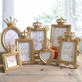 thumbnail image 2 of Baroque Crown Creative Resin Desktop Photo Frame,Rectangle 7 Inch, 2 of 8