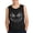 Black, variant on Boys Sleeveless Graphic Tank Top Skull Grin Print Green Soft Stretchy Summer Streetwear Outfit Edgy Punk Skeleton Teeth Tee,Size 10 T
