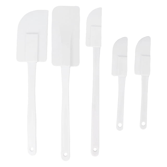 Juego de 5 espátulas de cera de silicona reutilizables, aplicador y agitador, barras de cera multifuncionales para uso doméstico y de salón.