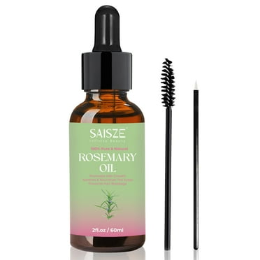 SAISZE Rosemary Oil for Hair Care, Organic Hair Oil for Moisturizing Hair & Scalp, 100% Pure & Natural Essential Oil for All Hair Type, 2 fl.oz
