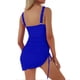 thumbnail image 3 of Trajes de Baño para Mujeres Vestido de Baño Malla Sheer Sarong Envuelve, Poliéster con Sostén Extraíble Almohadilla para la Playa Piscina Verano, 3 of 8
