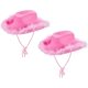 thumbnail image 1 of Sombrero de vaquero de fieltro para mujer, adorno de plumas esponjosas, sombrero de vaquera disco, regalo para adultos para mujer, 1 of 5
