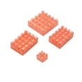 thumbnail image 4 of 4x Thermal Conductive Adhesive Heat Sinks Easy Installation, Suitable for Orange Pi 5 CPU and RAM, 4 of 8
