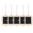thumbnail image 3 of Small Chalkboard Tags Rectangular Shaped Hanging Wooden Blackboard Wordpad Colleague Communication Reminder Messages 5Pcs, 3 of 5