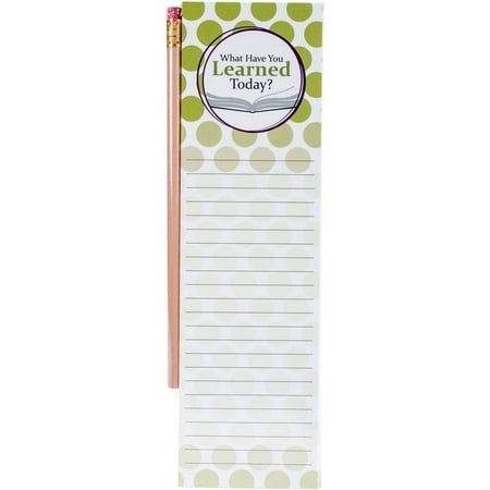 Magnetic List Pad with Pencil, Learned