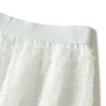thumbnail image 4 of IROINNID tail Elastic Waist Skirt For Women Ruffled Mesh Skirt High Waist Prom Poached Skirt Half Skirt Solid Color Skirt, 4 of 7