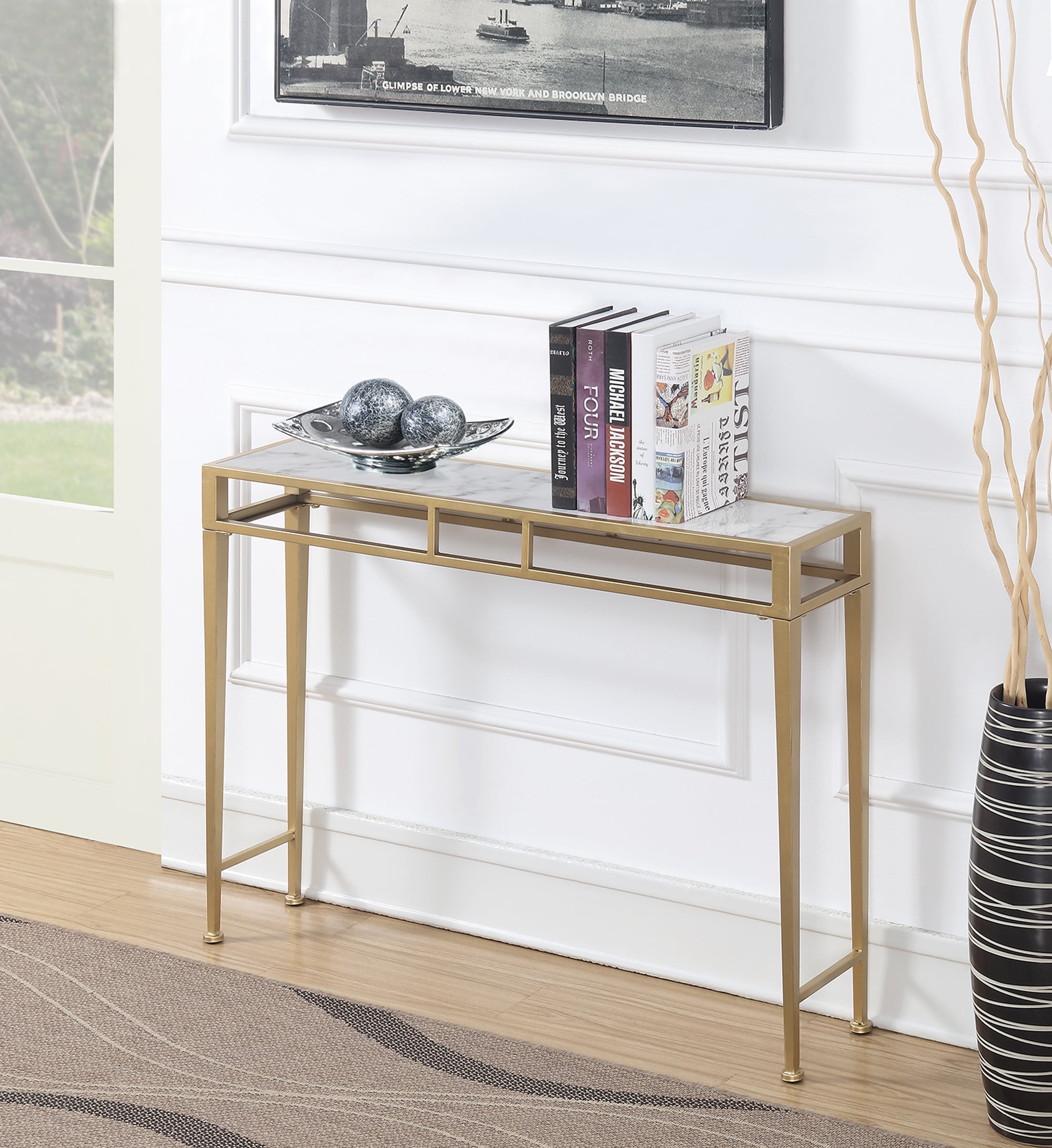 Convenience Concepts Gold Coast Julia Hall Console Table