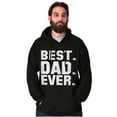 thumbnail image 3 of Best Dad Ever Worlds Coolest Father Men's Big & Tall Graphic Hoodie Brisco Brands 4X, 3 of 5