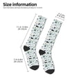 thumbnail image 5 of Fotbe Modern Industry print Women's Men's Novelty Crew Socks Cotton Socks Knee High Socks for Walking,Running,Nurses,Pregnancy, 5 of 9
