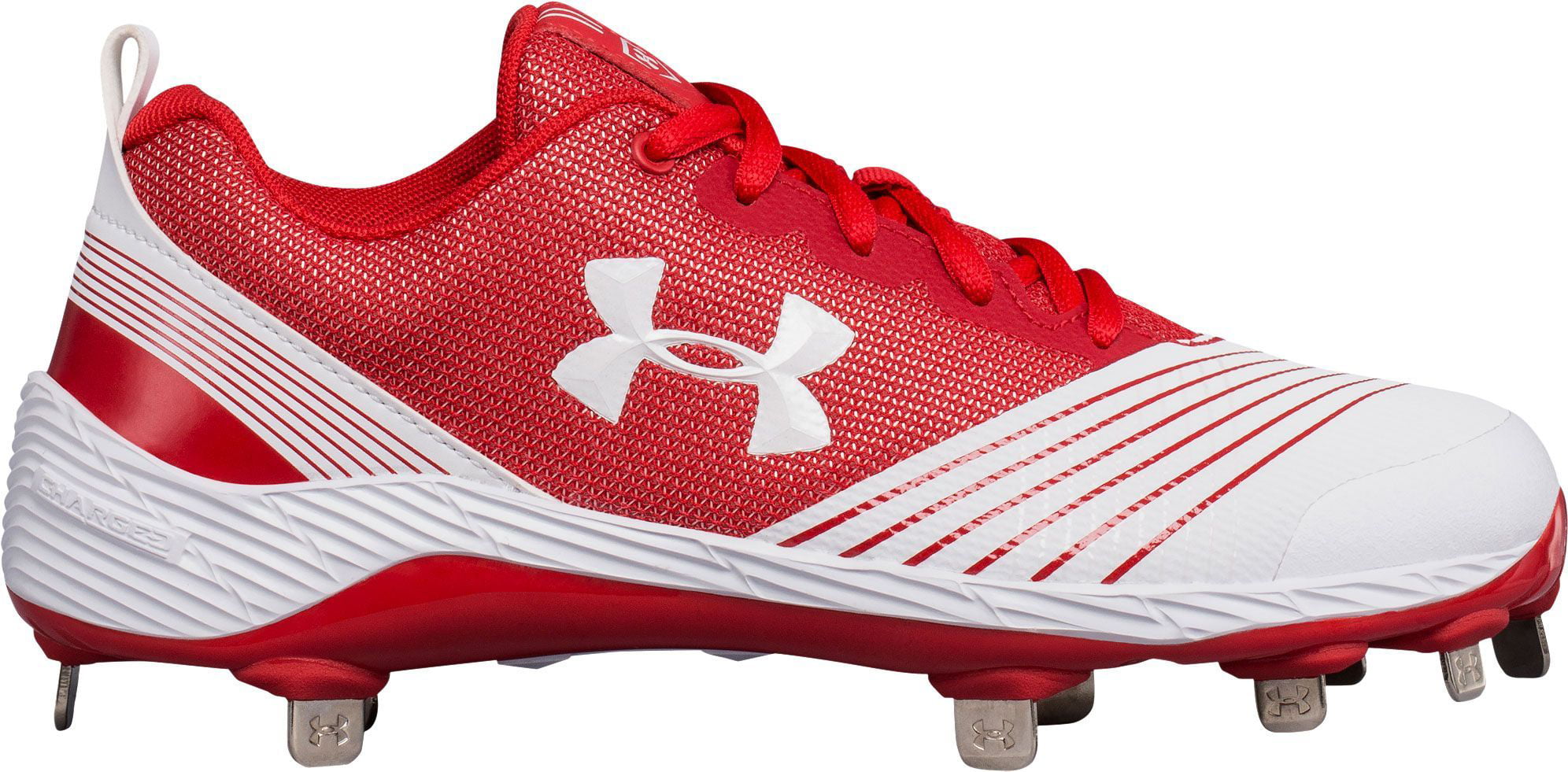 red softball cleats