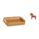 thumbnail image 5 of Cesta De Frutas Tejida Y Plato De Pan Inspirados En El Caballo Sueco Dala, Cuenco Decorativo Para Servir Aperitivos Y Figura De Caballo Dalecarlian Para Decoración Del Hogar., 5 of 8