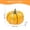 A, variant on Yellow Striped Artificial Pumpkin Decoration for Fall Halloween Thanksgiving Display