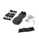 thumbnail image 2 of 1 par de zapatos aireadores de césped cómodos para césped con suelo de pala de acero inoxidable negro Cola Zapato de aireador de césped, 2 of 7