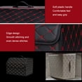 thumbnail image 2 of Wisewang Convenient Storage Box For Car Trunk Durable Organizer For Cars And SUVs Trunk Storage Organizer Black blue lines M, 2 of 6