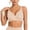 Beige, variant on Wireless Unlined Comfort Bra for Women – Leopard Print Seamless Full Coverage with Soft Interior, Breathable Support & Adjustable Straps