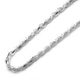 thumbnail image 2 of Men's Sterling Silver 3mm Italian Rope Chain Necklace (16"~30" Inch), 2 of 2
