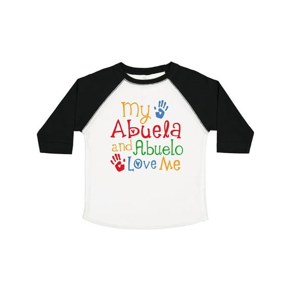 Inktastic My Abuela and Abuelo Love Me Boys or Girls Toddler T-Shirt