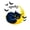 White Yellow 01, variant on Manfei Halloween Black Cat Twin Quilt Set, Galaxy Moon Twin Coverlet Set, Lavender Golden, 2 Pieces, 1 Bedspread and 1 Pillowcase