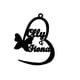 thumbnail image 1 of Custom Name Necklaces For Women Personalized Name Necklace With Heart Butterfly Choker Stainlesss Steel Wedding Jewelry Gift Bff, 1 of 5