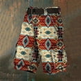 thumbnail image 3 of Cargo Shorts for Men 2026 Summer Casual Vintage Western Cowboy Style Printed Straight Leg Shorts with Pockets Workwear, 3 of 4