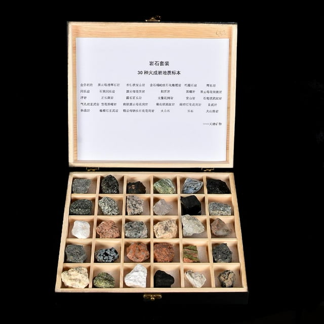 Rock & Mineral Collection - Igneous Geology Specimens Earth Science ...