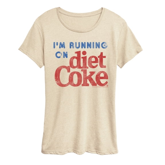 Diet Coke - I'm Running on Diet Coke - Women's Short Sleeve Graphic T-Shirt