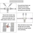 thumbnail image 5 of harnais 5 puntos Pour Poussette, Sangle De Scurit Pour Chaise Haute, Ajustable Ceinture De Scurit Pour Poussette, Pour Chaise Haute Bb Landau Et P, 5 of 5