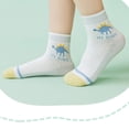 thumbnail image 3 of Summer Toddler Baby Socks - Thin Breathable Mesh Mid-Calf Short Ankle Socks, Combed Cotton Boys Girls Socks 5-Pair Packs, 3 of 8