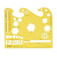 thumbnail image 1 of Traceease Drafting Tools Landscpae Template For Flagstones/Wire Fence/Tree / Hedge,Draft Stencils, 1 of 6