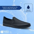 thumbnail image 4 of Shoes For Crews Ollie II Slip On Unisex Black Canvas Sneakers, Slip Resistant Restaurant Work Shoes, 4 of 5